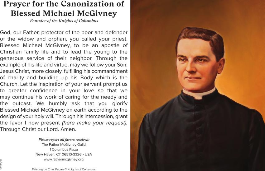 Prayer for the Canonization