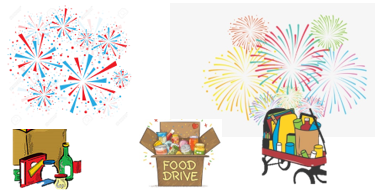 fireworks food drive